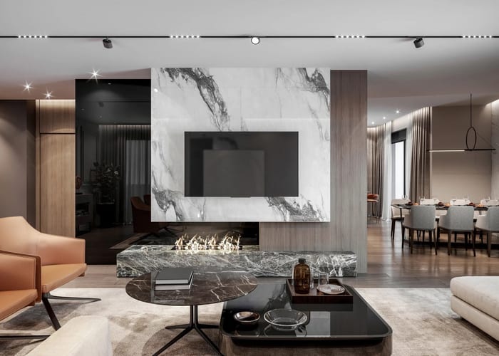Luxury home interior by Den Builders
